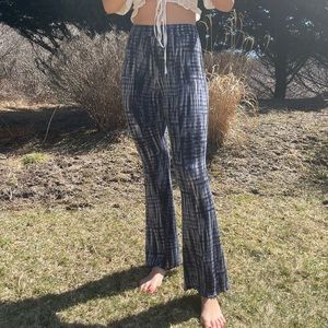 Flare cotton tie dye pants!